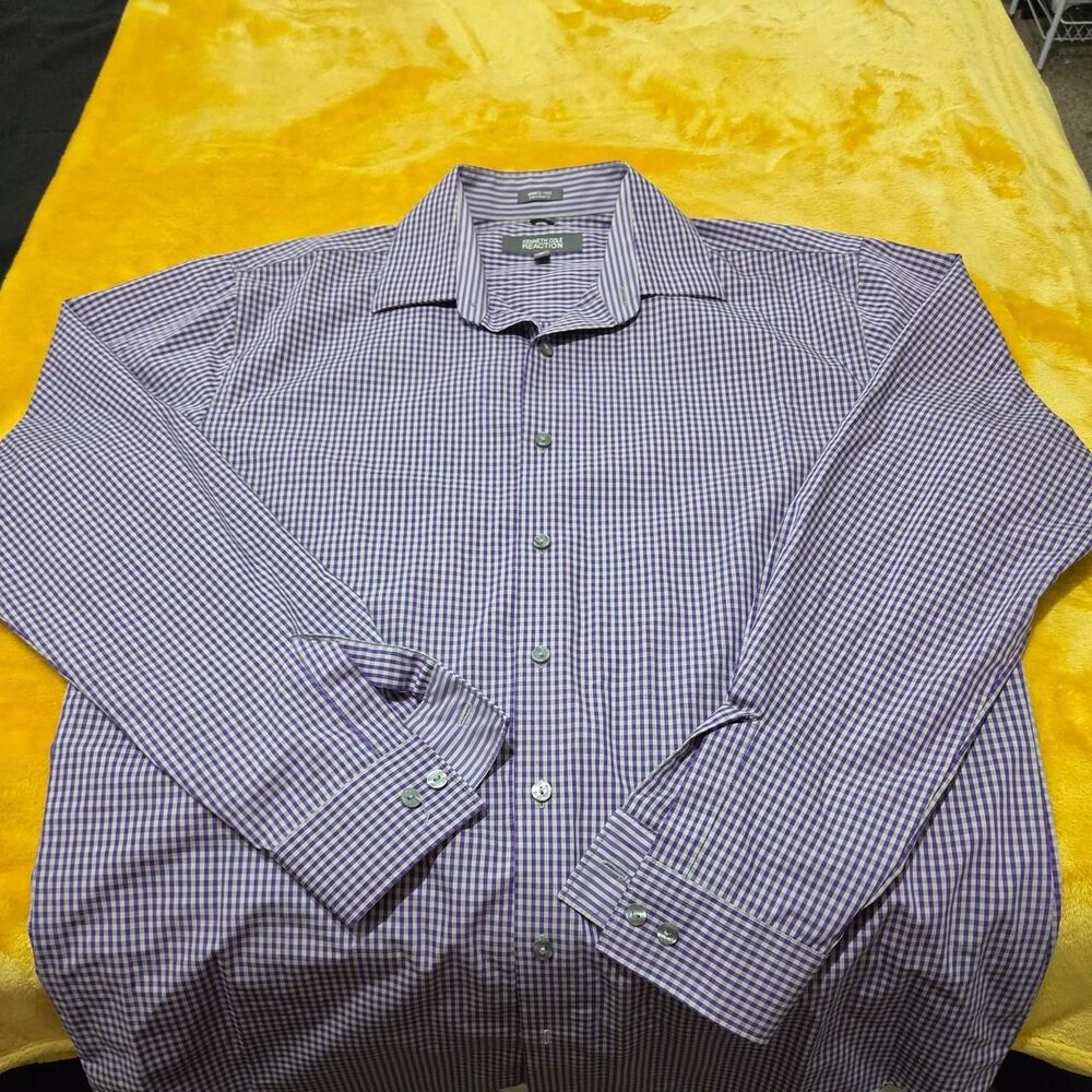 Kenneth-cole Men's Purple Shirt (L)